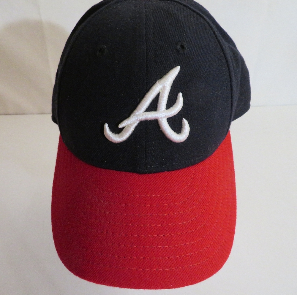 59Fifty New Era Atlanta Braves Fitted Hat - Size 7 1/4 - Picture 2 of 8